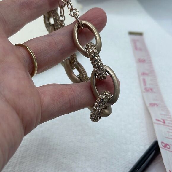 Liz Claiborne Big chunky chain adjustable length 7/8” - Picture 4 of 8